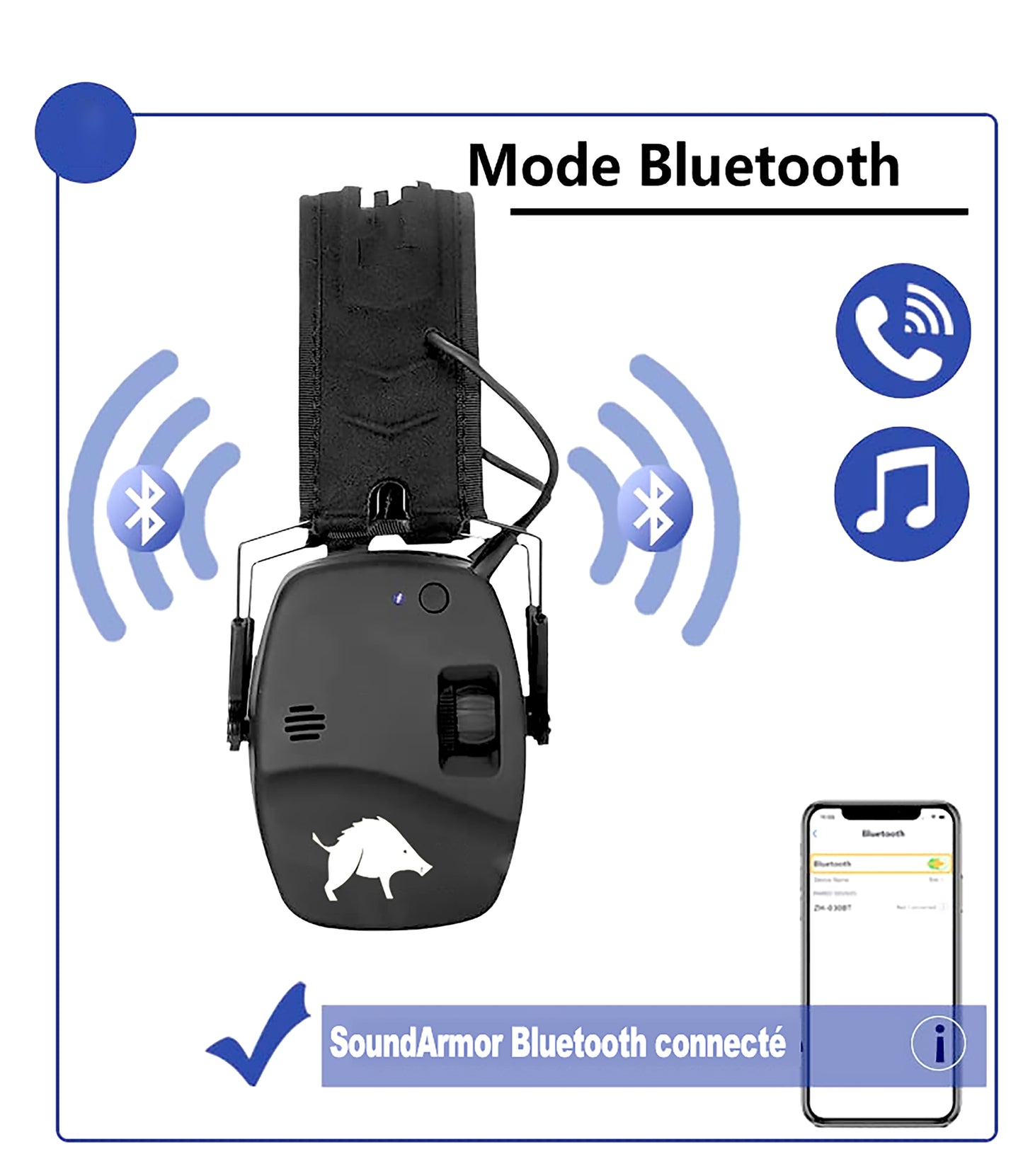 Casque Hault SoundArmor