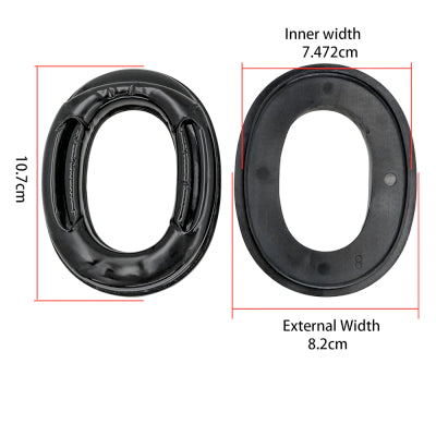 Coussins en Gel Silicone compatibles casque Peltor SportTac